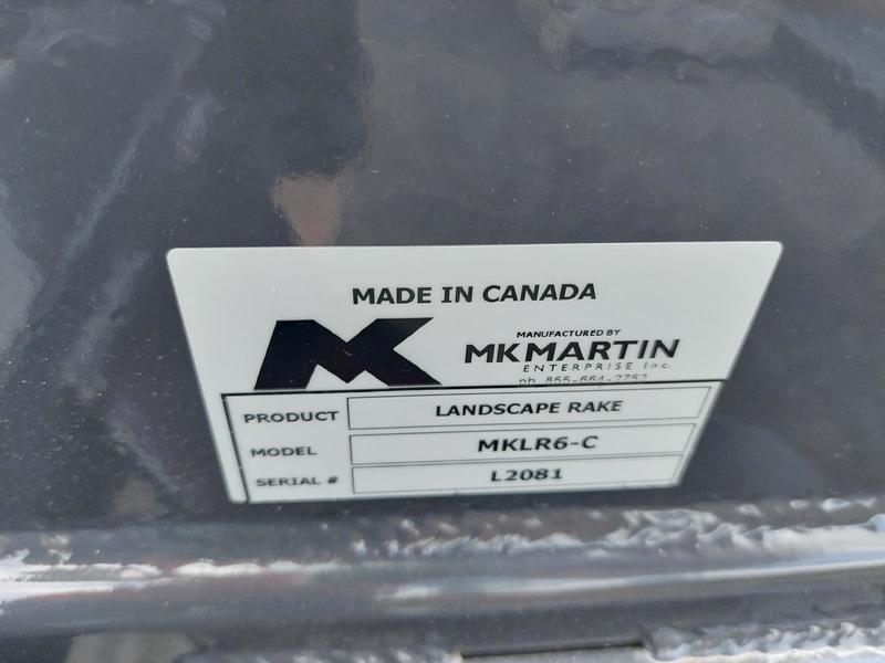 Attachments  MK Martin 6FT Landscape Rake Photo